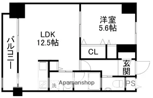 テクノマンション大津【2階】の間取り
