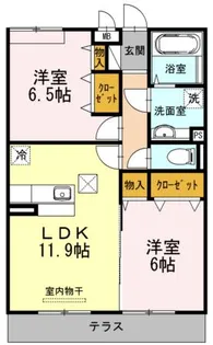 ルミエール国府【3階】の間取り