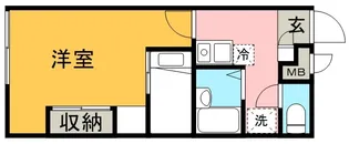 レオパレス大楠【103号室】の間取り