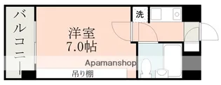 朝日プラザ坪井【6階】の間取り