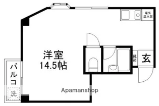 リバーサイドルミカ【5階】の間取り