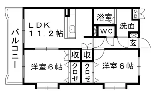 リヴィエールⅠ【1階】の間取り