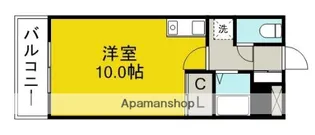 1Rの間取り画像