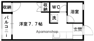 サンライズ渡鹿【3階】の間取り