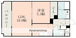 エルフィナ八王寺 B棟【6階】の間取り