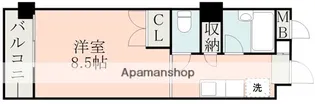 リベルテ本荘【8階】の間取り
