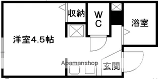 ヴィラ水前寺公園【3階】の間取り