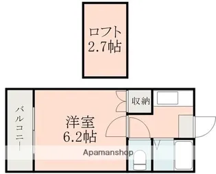 マーカス帯山【2階】の間取り