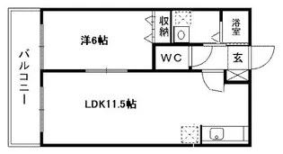 グランブルー【2階】の間取り