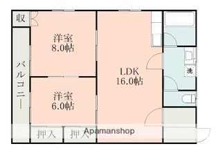 リーベンハイム【2階】の間取り