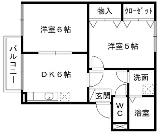 シャンフレーズ【1階】の間取り