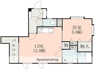 グランパレス本山【4階】の間取り