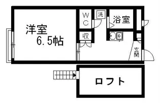 レオパレスタイガー【202号室】の間取り