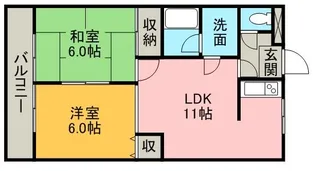 グレイスヴィラ【1階】の間取り