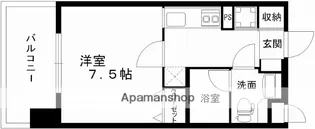 レジディア熊本辛島【5階】の間取り