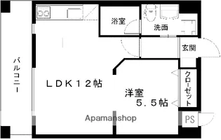 レジディア熊本辛島【13階】の間取り