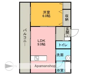 コンフォールソレジオ【1階】の間取り