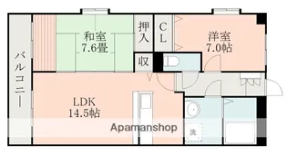 ヴィレッジMT【2階】の間取り