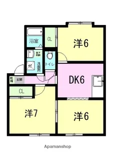 コンフォートグランビア【1階】の間取り