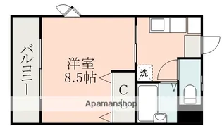 1Kの間取り画像