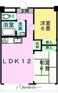 森山ビル【4階】の間取り