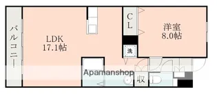 熊本県合志市幾久富【マンション】の間取り
