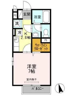 フォルトゥーナ【2階】の間取り