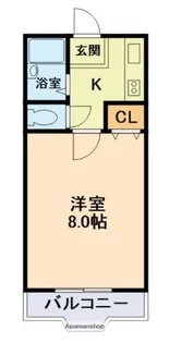 オーファス健軍【2階】の間取り