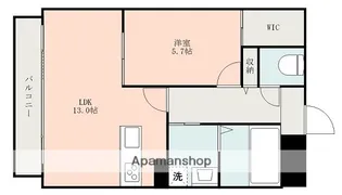 ノブハウス大津【6階】の間取り
