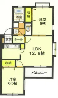 グレース・M【301号室】の間取り