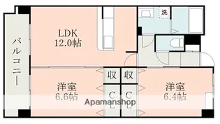レアルコート【2階】の間取り