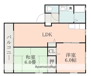 プランドール【1階】の間取り