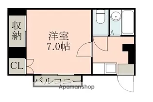 クレシア大窪【1階】の間取り