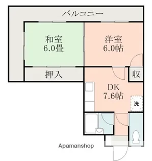 クレシア大窪【4階】の間取り