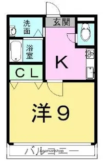 クィーンズマンション光の森【4階】の間取り