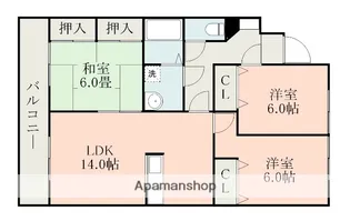 エクレールT&Y【3階】の間取り