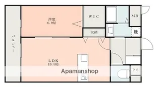 フェリーチェ菊陽東【7階】の間取り