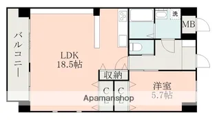 MAJESTY【8階】の間取り