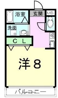 グラッドハイツ【3階】の間取り