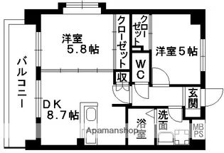 AROUSE MANSION【1階】の間取り