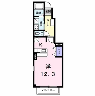 アヴニールⅢ【1階】の間取り