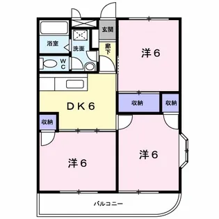 シャルム【2階】の間取り