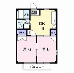 プライム【1階】の間取り
