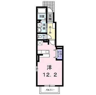 レイク グリーン【1階】の間取り