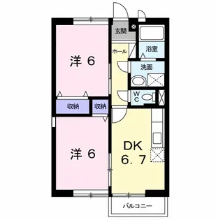 サンシャイン【2階】の間取り
