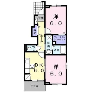 フォーレスト ヴィラ【1階】の間取り