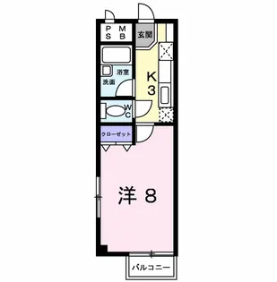 プラティーク【1階】の間取り