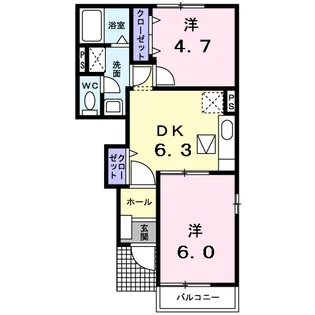 モンブラン【1階】の間取り
