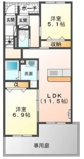 ディア ドリーム【102号室】の間取り