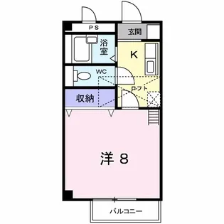 サンシャインハイツ【2階】の間取り